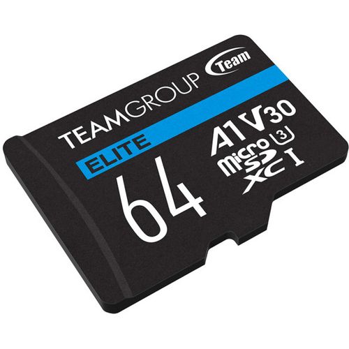 TeamGroup MICRO SDXC 64GB ELITE, UHS-I U3 V30 A1, 100/50MB/s +SD Adapter TEAUSDX64GIV30A103 slika 6