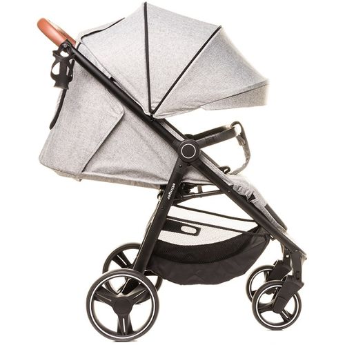 4BABY kolica Stinger - Melange Light Grey slika 5