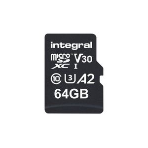 Integral 64GB Profesionalna microSDXC kartica visoke brzine 180MB/s V30 UHS-I U3