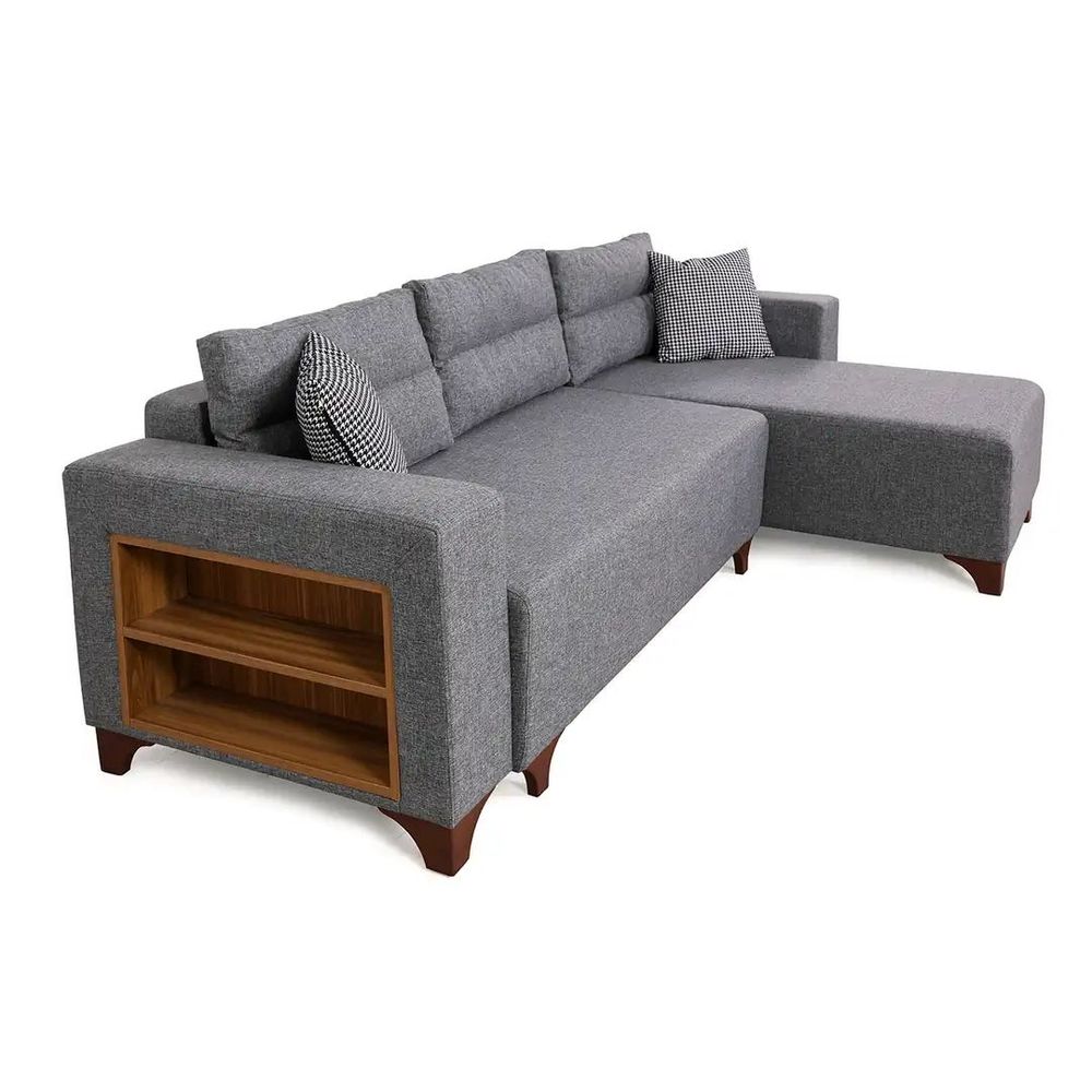 Ugaona Sofa Tloft Mini - Sivi slika 8
