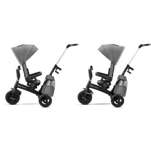 Kinderkraft Tricikl EASYTWIST siva slika 4