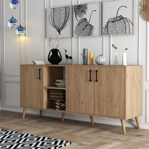 Hanah Home Exxen - 1626 Konzolni Sto od Hrastovine