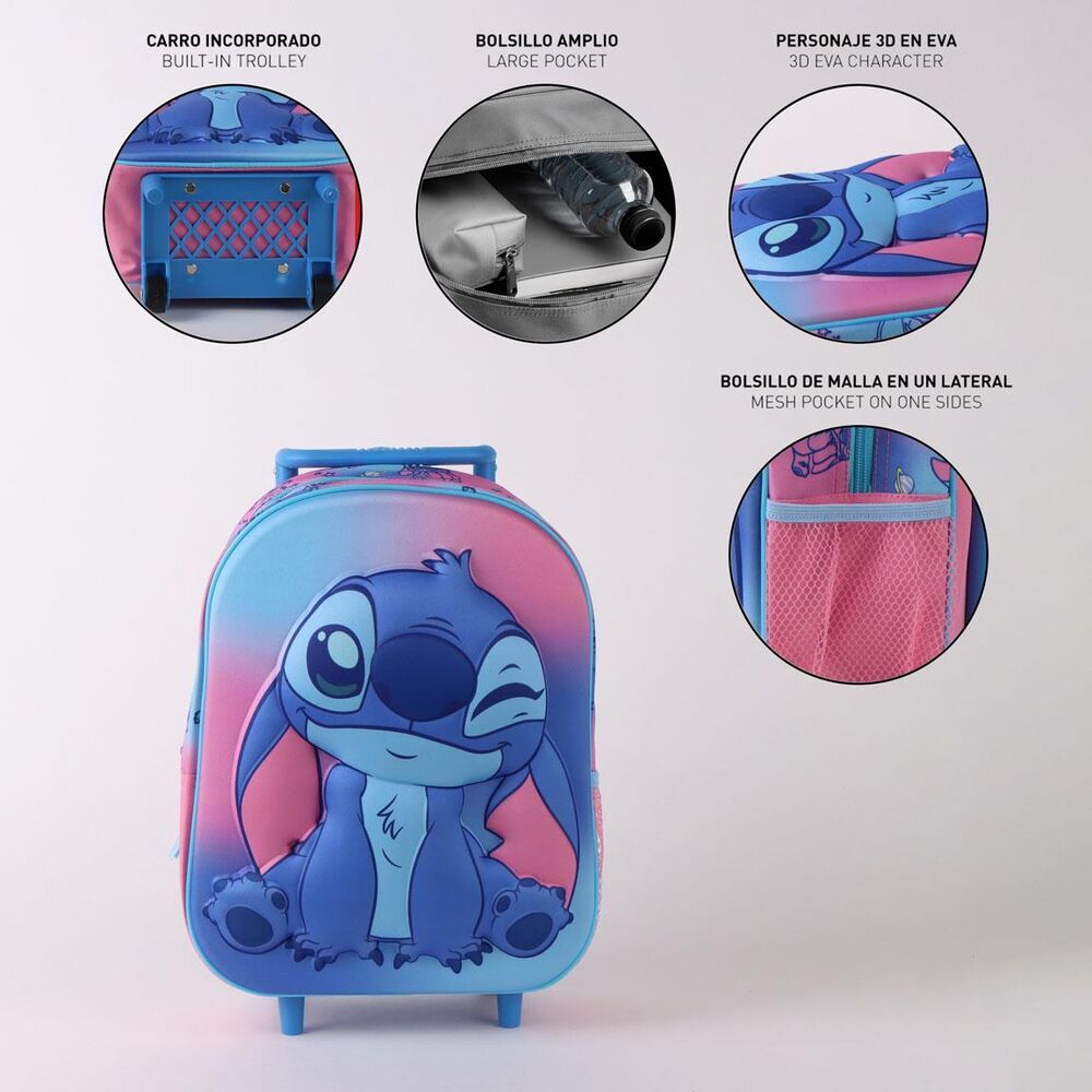 Trolley 3D Stitch Disney 30 cm slika 11