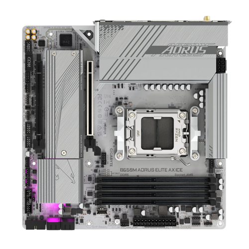 GIGABYTE B650M AORUS ELITE AX ICE mATX matična ploča slika 5