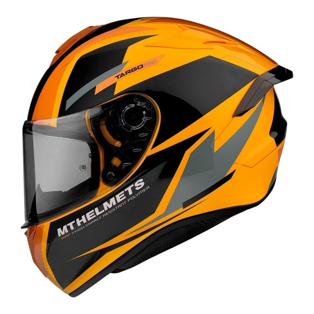 MT Helmets vizir za moto kacigu MT Targo Pro Sound D3 gloss yellow slika 3