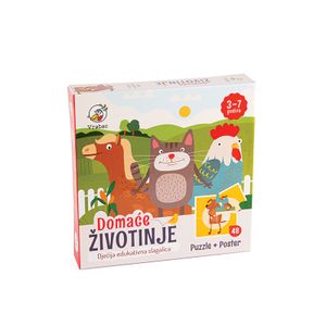 Vrabac Astra puzle Domaće životinje