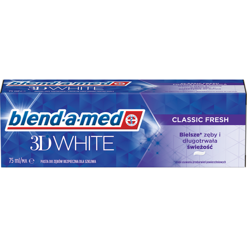 Blend a Med 3DW pasta za zube Classic Fresh 75ml slika 1