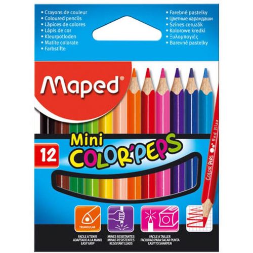 Bojice drvene Maped Color'Peps 12/1 mini MAP832500 slika 1