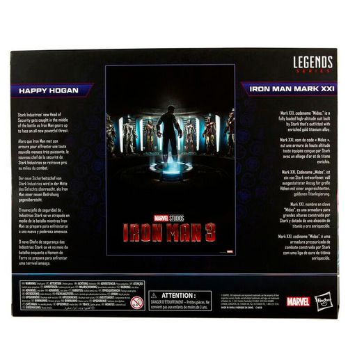 Marvel The Infinity Saga Iron Man 3 Set: Happy Hogan i Iron Man Mark XXI - 2 Figurice 15cm slika 6