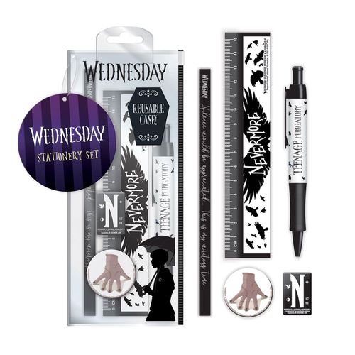 PYRAMID WEDNESDAY (NEVERMORE) STATIONERY SET slika 1