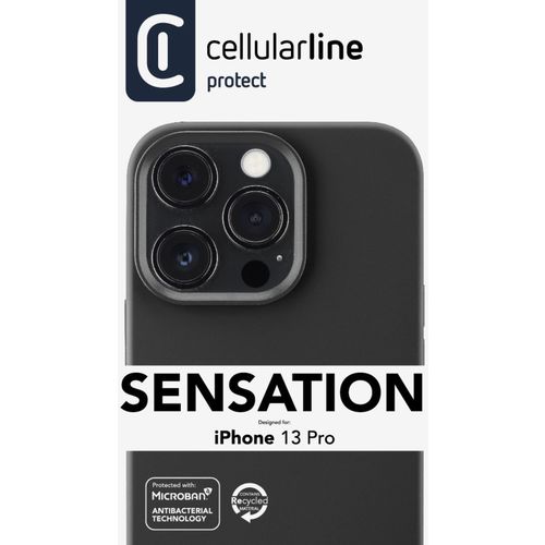 Cellularline Sensation silikonska maskica za iPhone 13 Pro crna slika 5