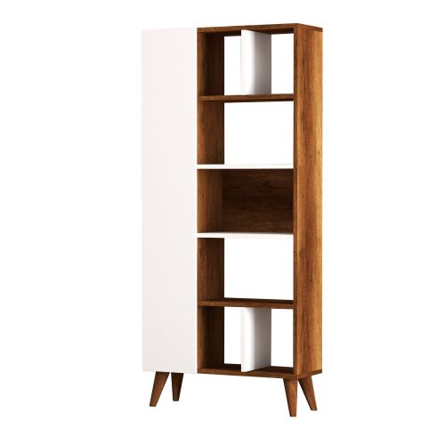 Ferzan Bookshelf - Baroque Walnut Baroque Walnut
White Bookshelf slika 5