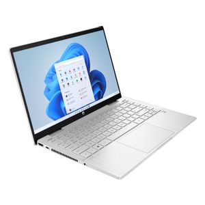 HP consumer 941M9EA HP Pavilion x360 14-ek1047nia, Intel Core i5-1335U, 16GB DDR4-3200 RAM, 512GB PCIe NVMe TLC M.2 SSD, 14" IPS AG FHD 1920x1080 touch, Intel Iris X Graphics, 1 USB-C 3.2, 2 USB-A 3.1, 1 HDMI 2.1, BT 5.3, FP, Win11Home, US, Natural Silver, 2yw