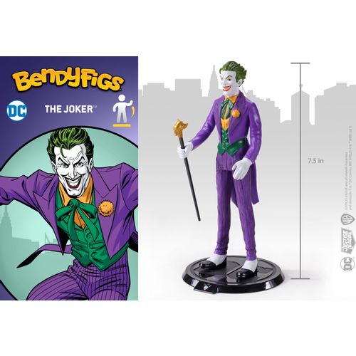 NOBLE COLLECTION - DC - BENDYFIGS - JOKER (STRIPOVI) slika 5