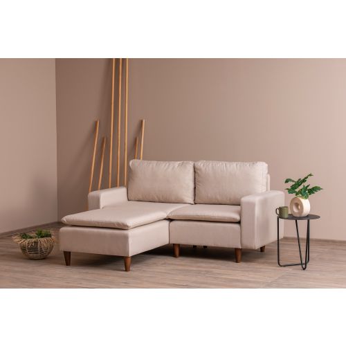 Atelier Del Sofa Kutna garnitura, Krem, Lungo Mini - Cream slika 2