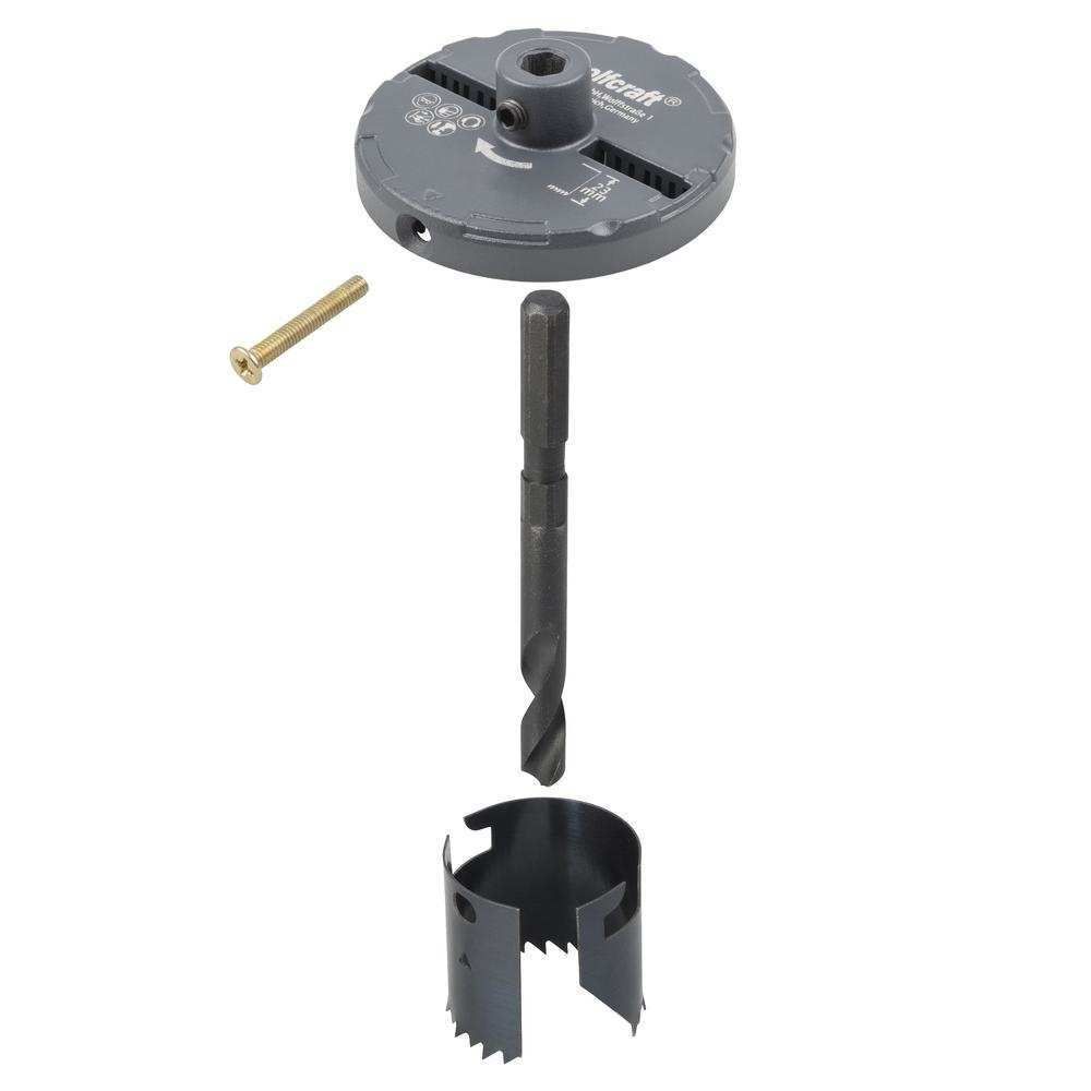 Wolfcraft Set Pila Za Rupe fi 68, 74, 80, 90, 100 mm / 33 mm / 5 dijelni - 8918000 slika 4