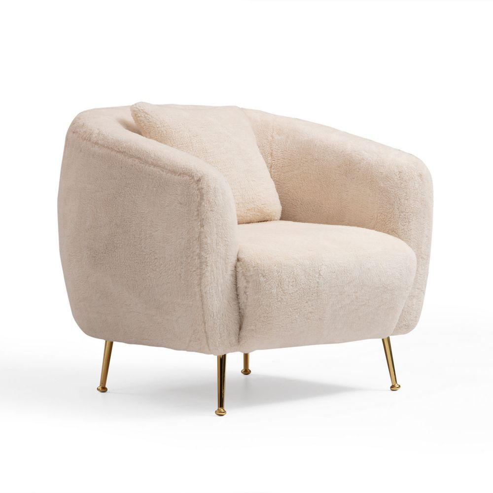 Istiridye - Bež Wing Chair slika 4