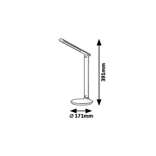 Rabalux Osias stona LED 9W bela slika 4