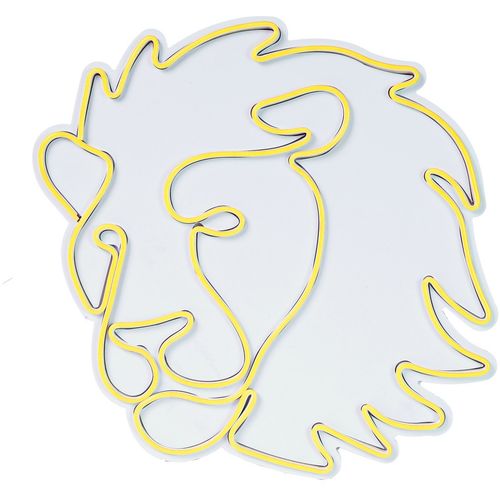 Wallity Ukrasna plastična LED rasvjeta, Lion - Yellow slika 5
