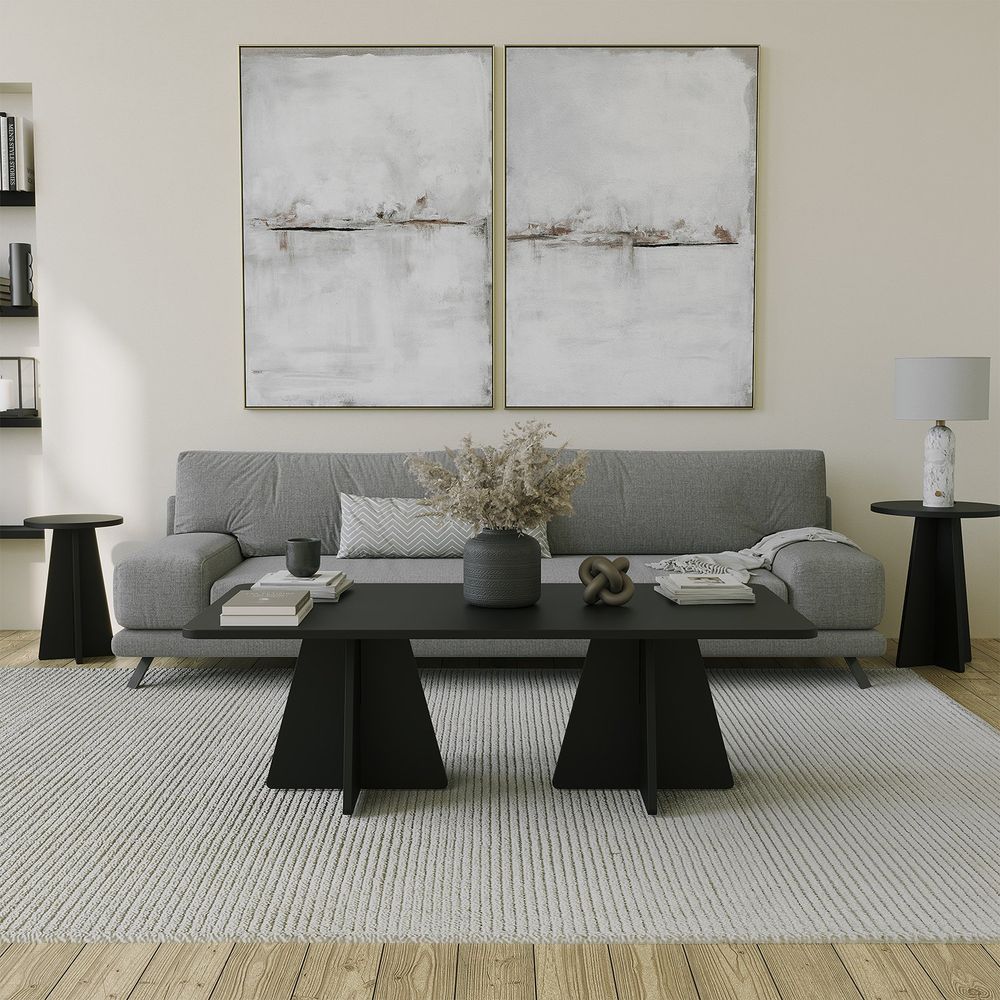 Stol za kafu 'Mushroom - Black Black' slika 1