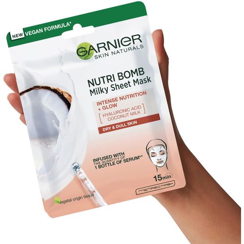 Garnier Skin Naturals Nutri Bomb tekstilna maskaza lice sa kokosovim mlekom 28g slika 7