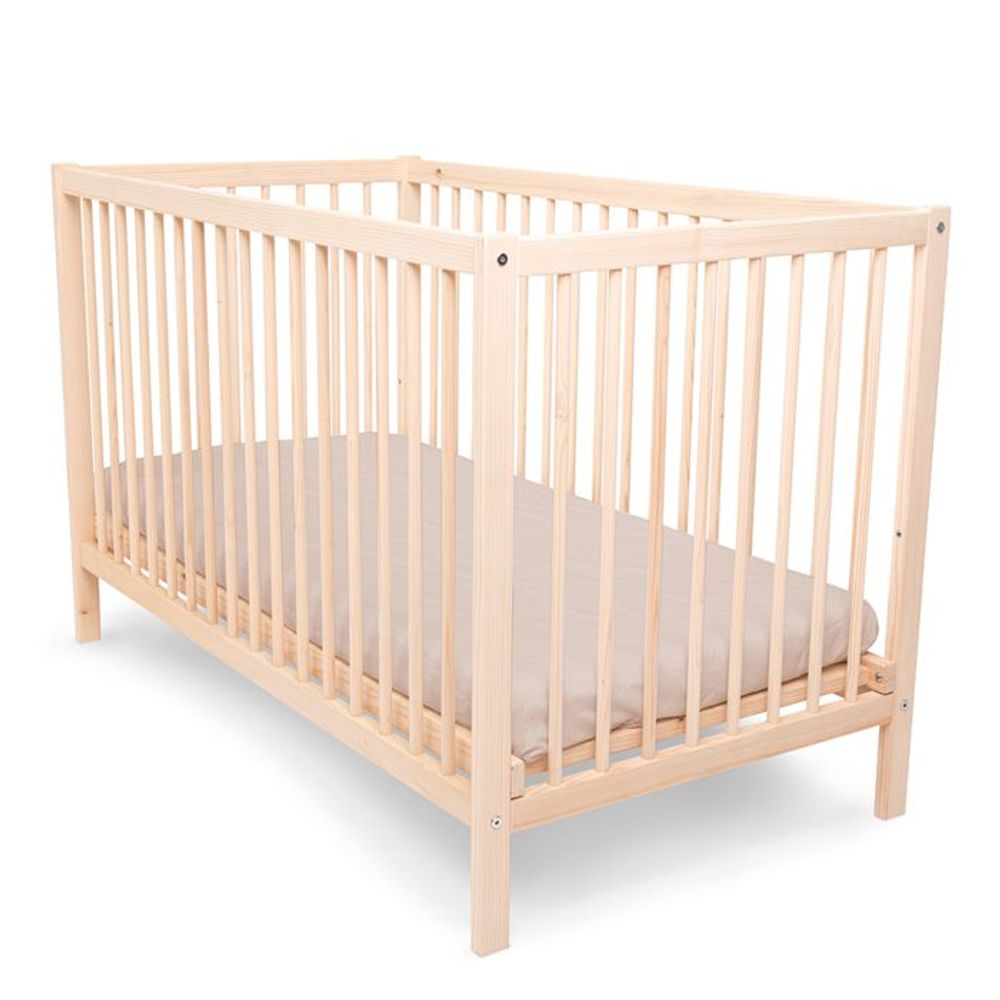 Kukka Drveni krevetac Natural Wood 120x60cm slika 3
