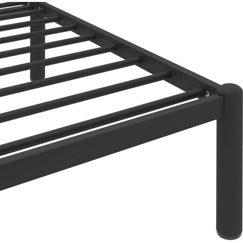 Okvir za krevet crni metalni 100 x 200 cm slika 6