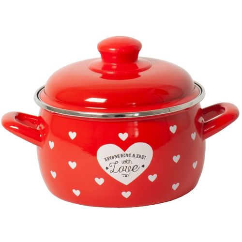 Metalac posuda duboka Dekor love 16cm / 2,20l slika 1