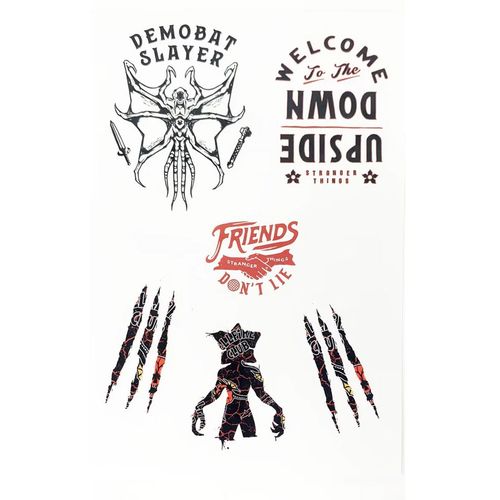 Stranger Things 4 (Upside Down Battle) Tech Stickers slika 2