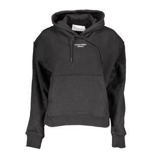 CALVIN KLEIN SWEATSHIRT WITHOUT ZIP WOMAN BLACK