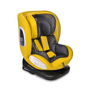 Lorelli Rotirajuća autosjedalica Phoenix 40-150cm Isofix, Lemon Curry