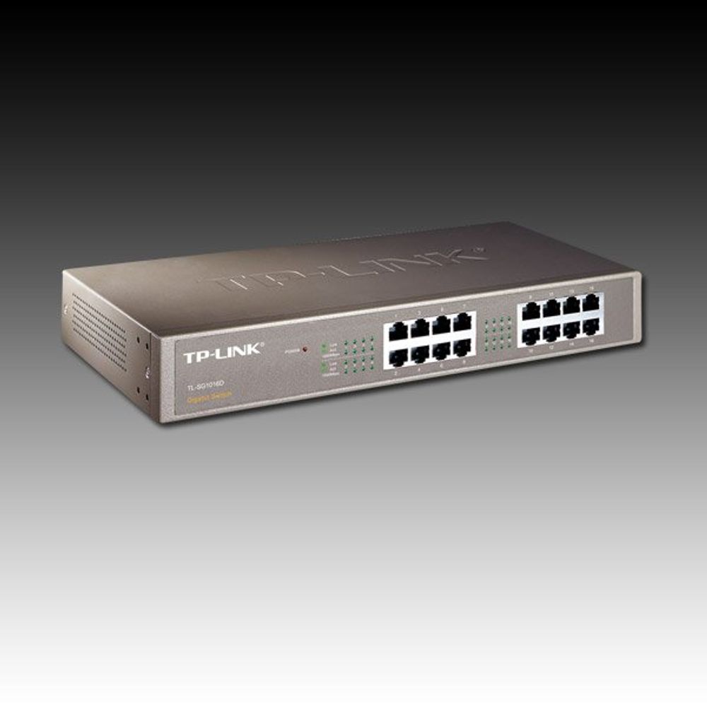 TP-Link TL-SG1016D 16-Port Gigabit Desktop/Rackmount Switch slika 4
