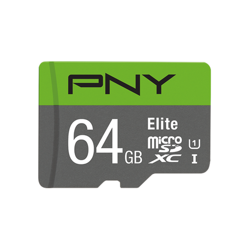 Memorijska kartica PNY MicroSDXC Elite, 64GB, klasa brzine U1, s adapterom slika 1