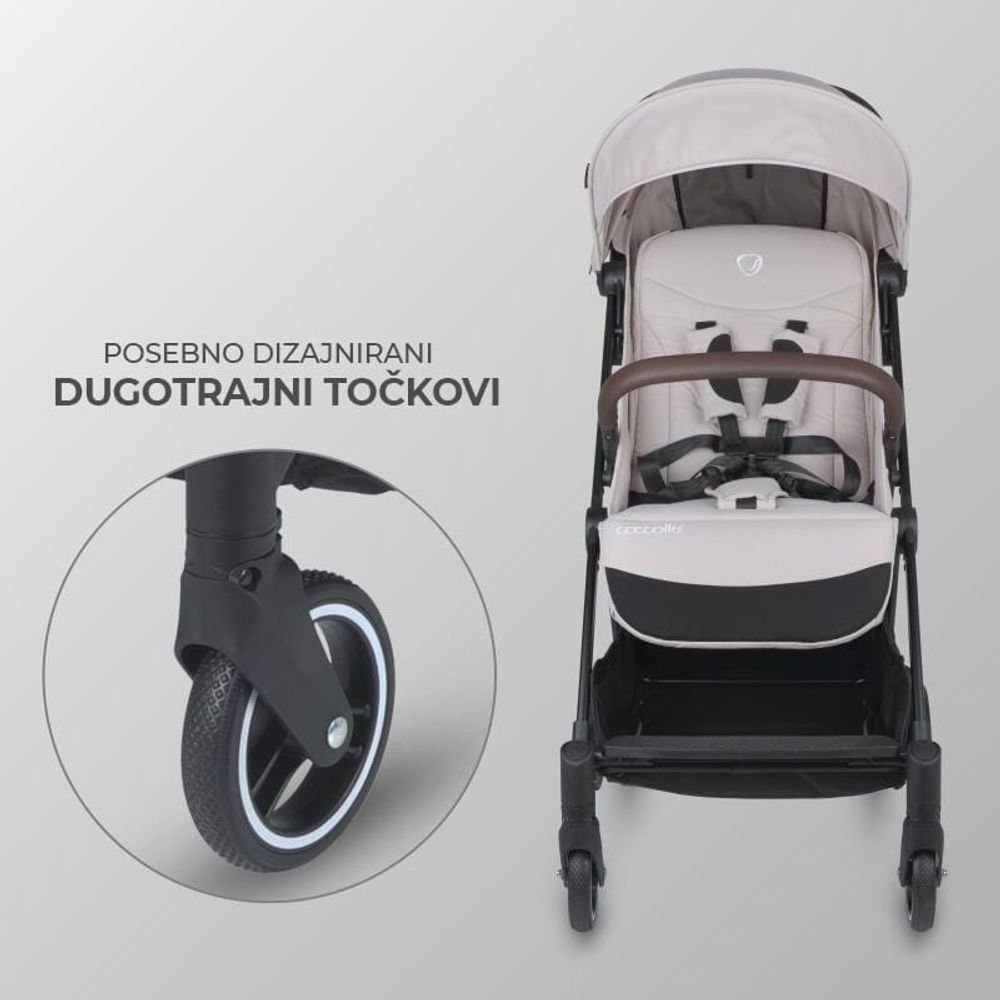 Coccolle® Kolica za bebe Melia, Pearl Mist slika 4
