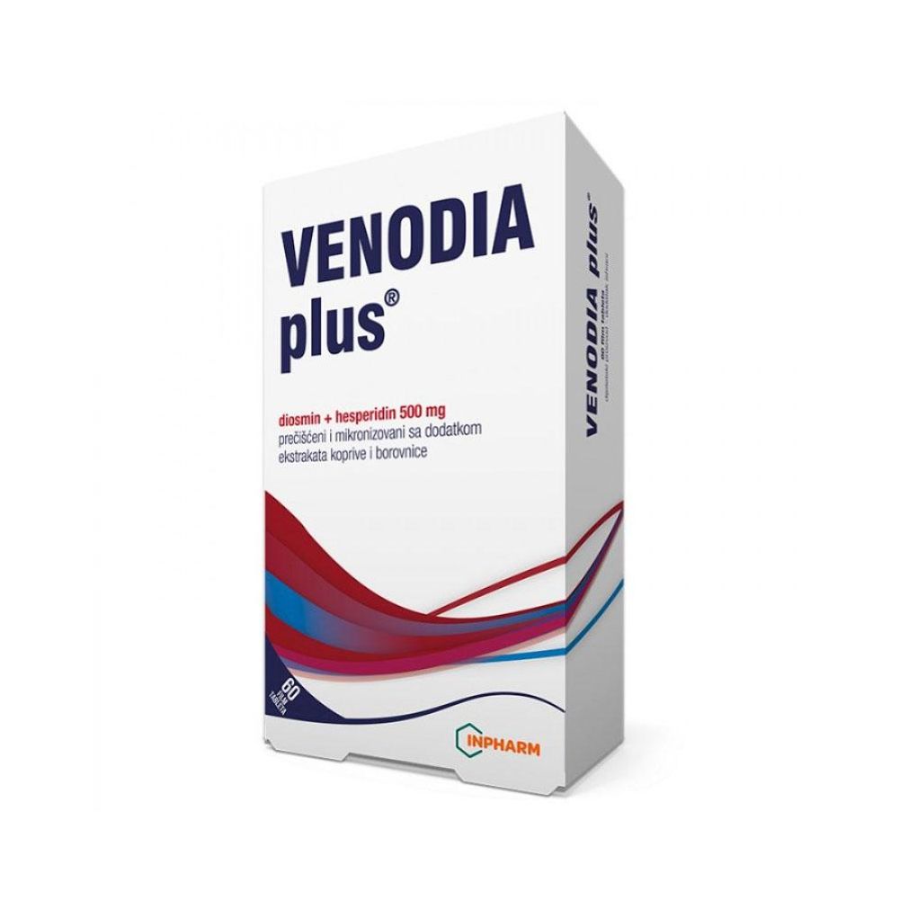 Venodia Plus Tablete dodatak ishrani za vene i cirkulaciju 60 tableta slika 1