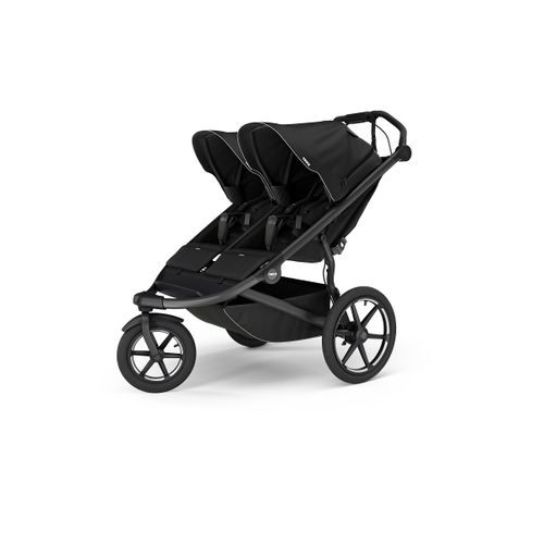 Thule Urban Glide 3 Double crna dječja kolica za dva djeteta slika 1