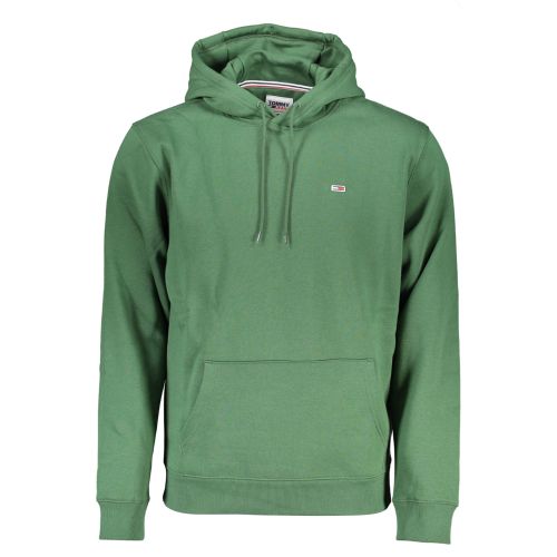 TOMMY HILFIGER MEN'S GREEN ZIPLESS SWEATSHIRT slika 1