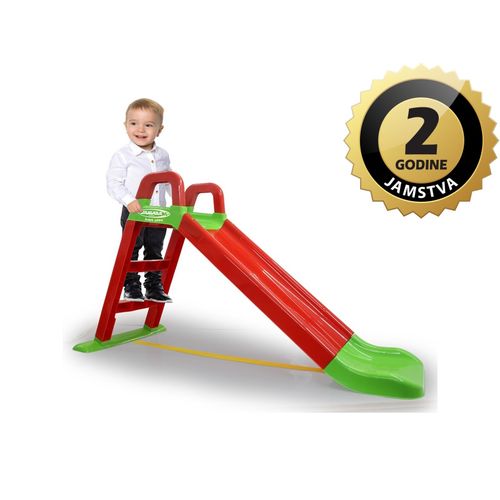 Jamara tobogan Funny Slide, 145cm, dodatni sigurnosni remen, crveni slika 1