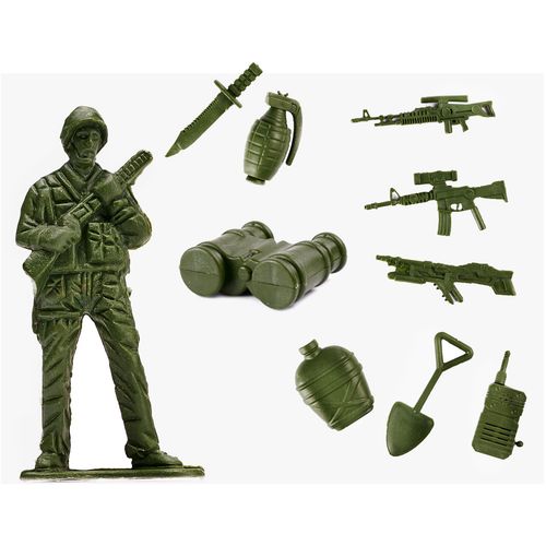 Veliki set figurica za vojnu bazu 307 elementa slika 3