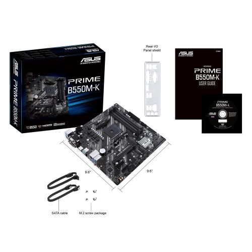 ASUS PRIME B550M-K, DDR4, SATA3, USB3.2Gen2, HDMI, AM4 mATX slika 5