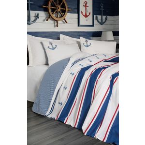 Ranforce double quilt cover set Brine, colour: ecru