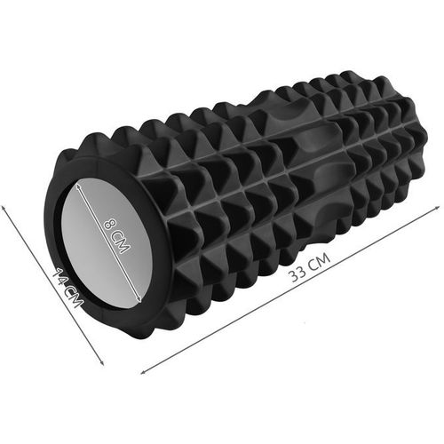 Yoga roller - valjak za masažu (crni) slika 2