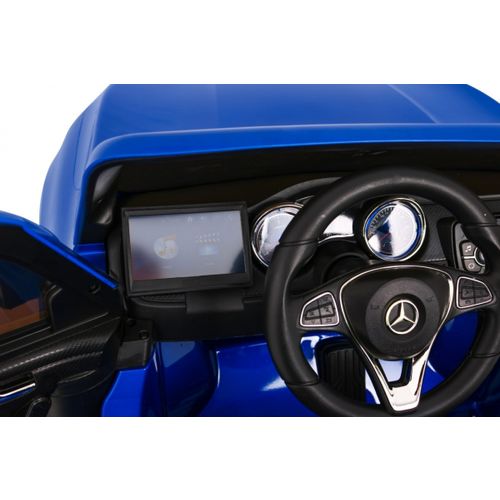 Licencirani auto na akumulator Mercedes Benz X-Class MP4 - dvosjed - plavi/lakirani slika 9