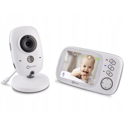 Lionelo dječji video monitor BabyLine 6.1, senzor temp, 8 uspavanki, domet 300m slika 3