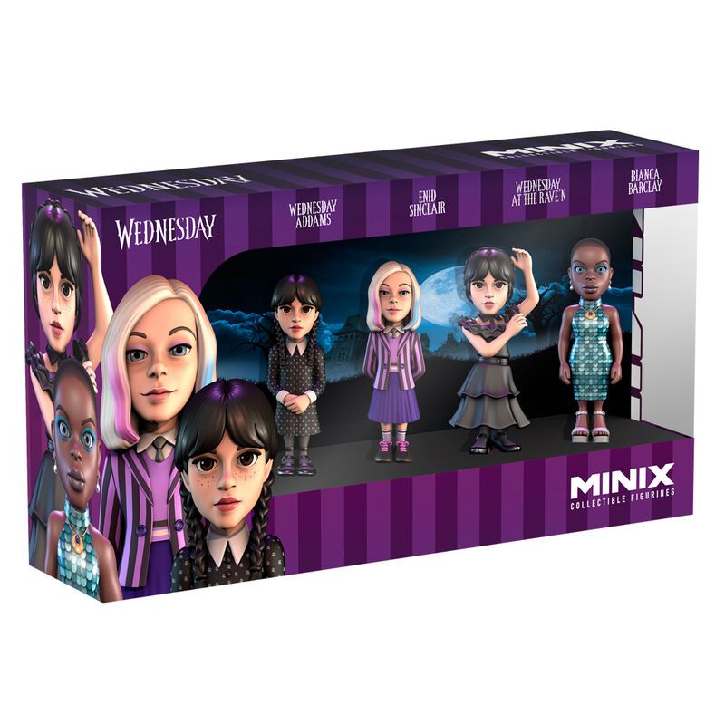 Minix Wednesday Minix pack 4 figures 7cm image