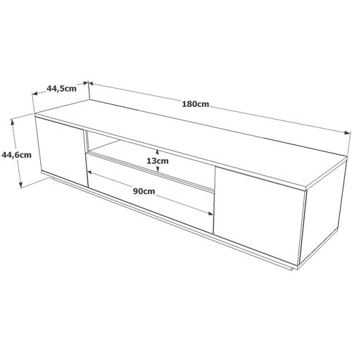 FR7 - AA Atlantic Pine
Anthracite TV Stand slika 7