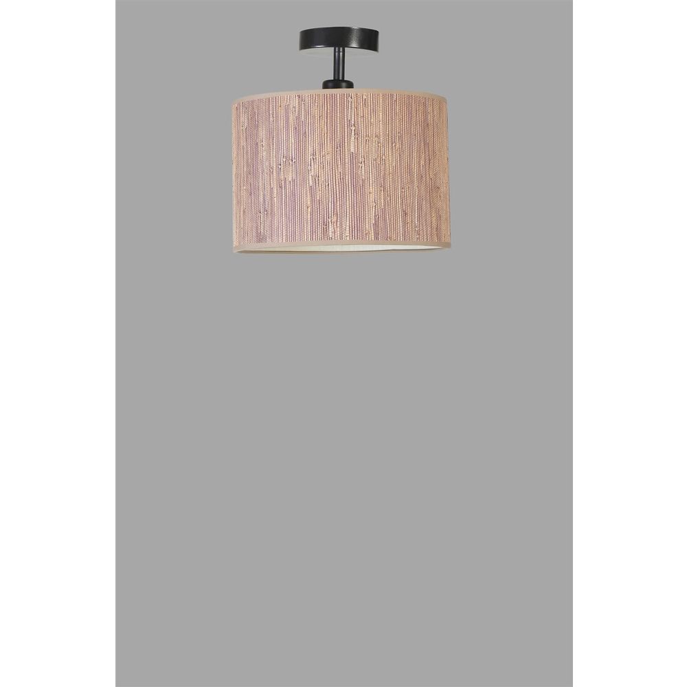 Bambu 04 Abajurlu Plafonyer Avize - Braon/Black slika 3