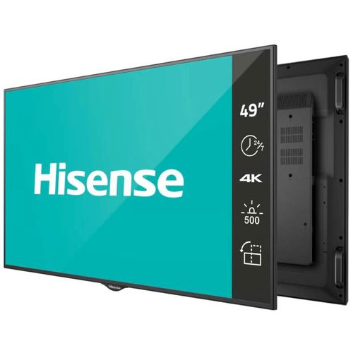 HISENSE 49 inča 49BM66AE 4K UHD 500 nita Digital Signage Display - 24/7 Operation slika 1