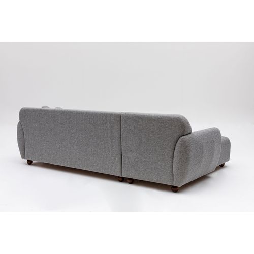 Atelier Del Sofa Kutna garnitura EDDY svijetlo siva desni kut, Eddy Corner (CHL-3R) - Light Grey slika 2