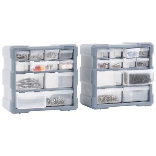 Organizatori s 12 ladica 2 kom 26,5 x 16 x 26 cm slika 2